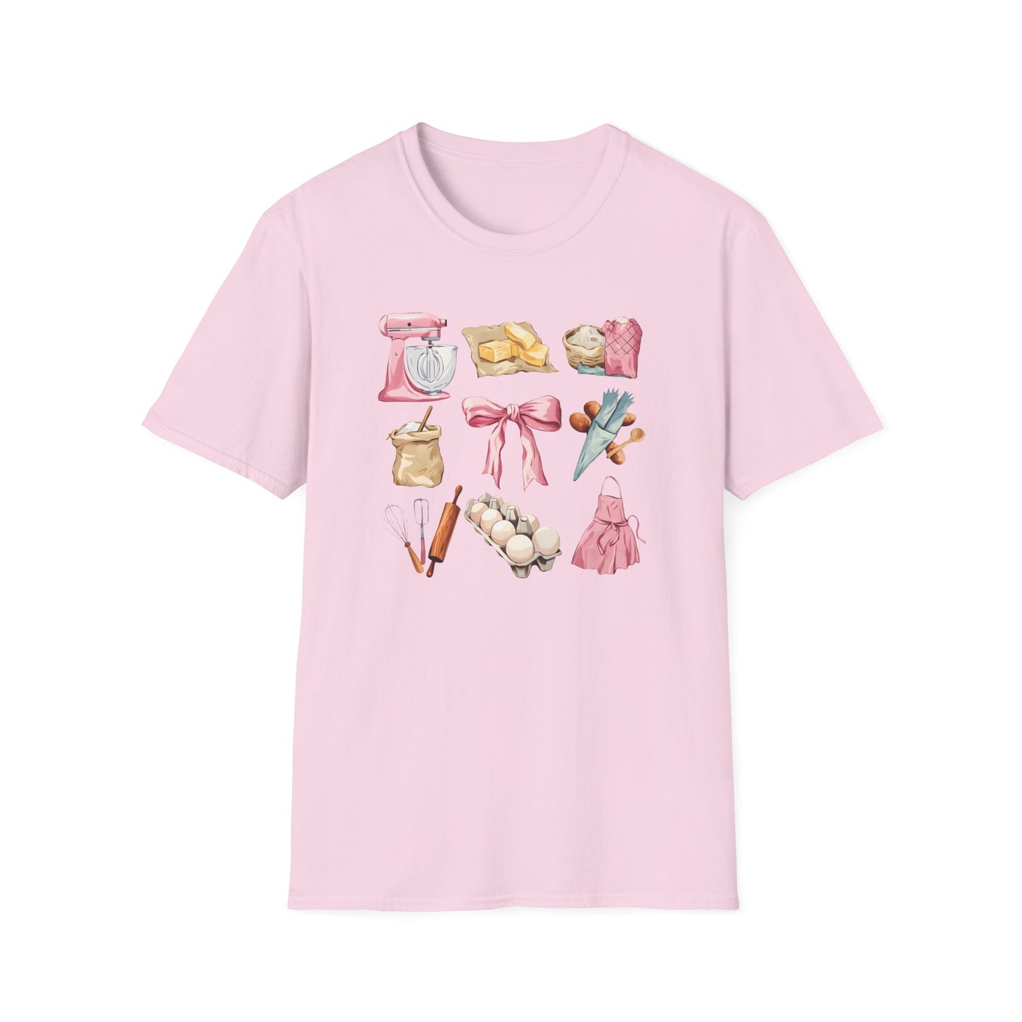 Baking Ingredient Grid T-Shirt