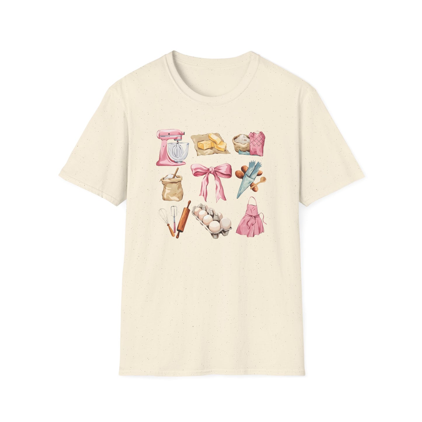 Baking Ingredient Grid T-Shirt