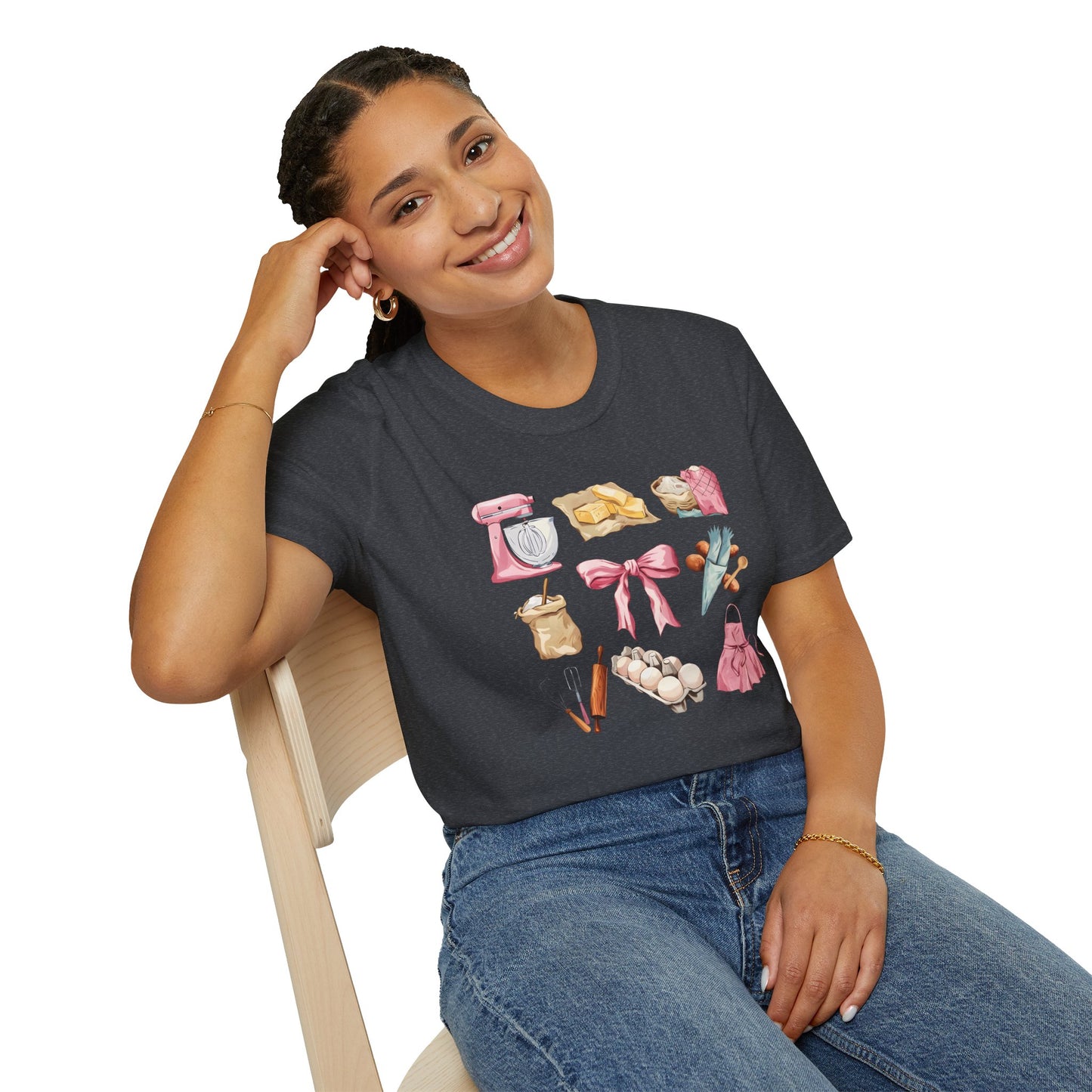 Baking Ingredient Grid T-Shirt
