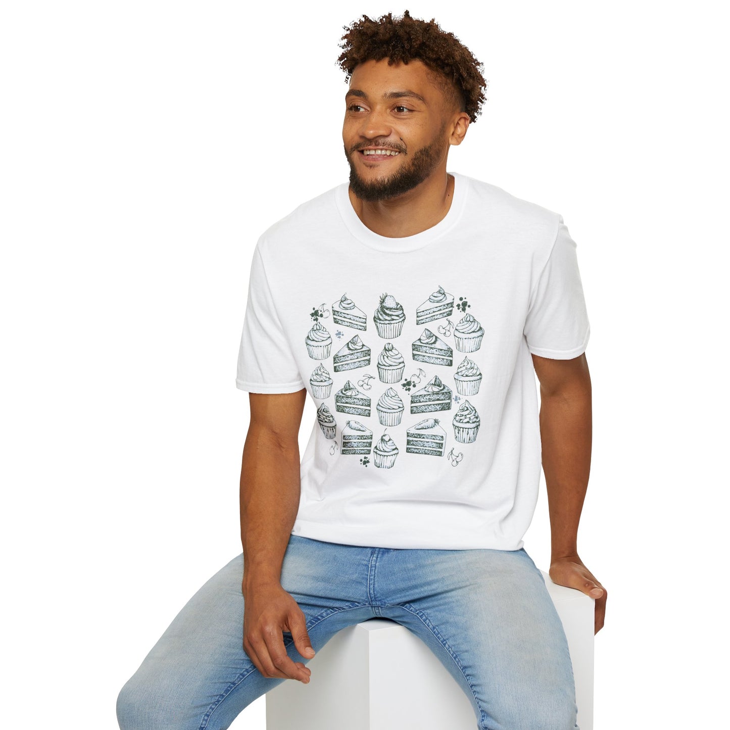 Cake Cupcake Collage T-Shirt