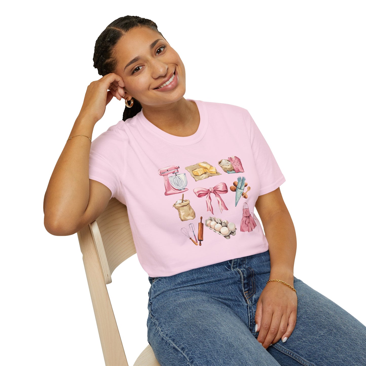 Baking Ingredient Grid T-Shirt