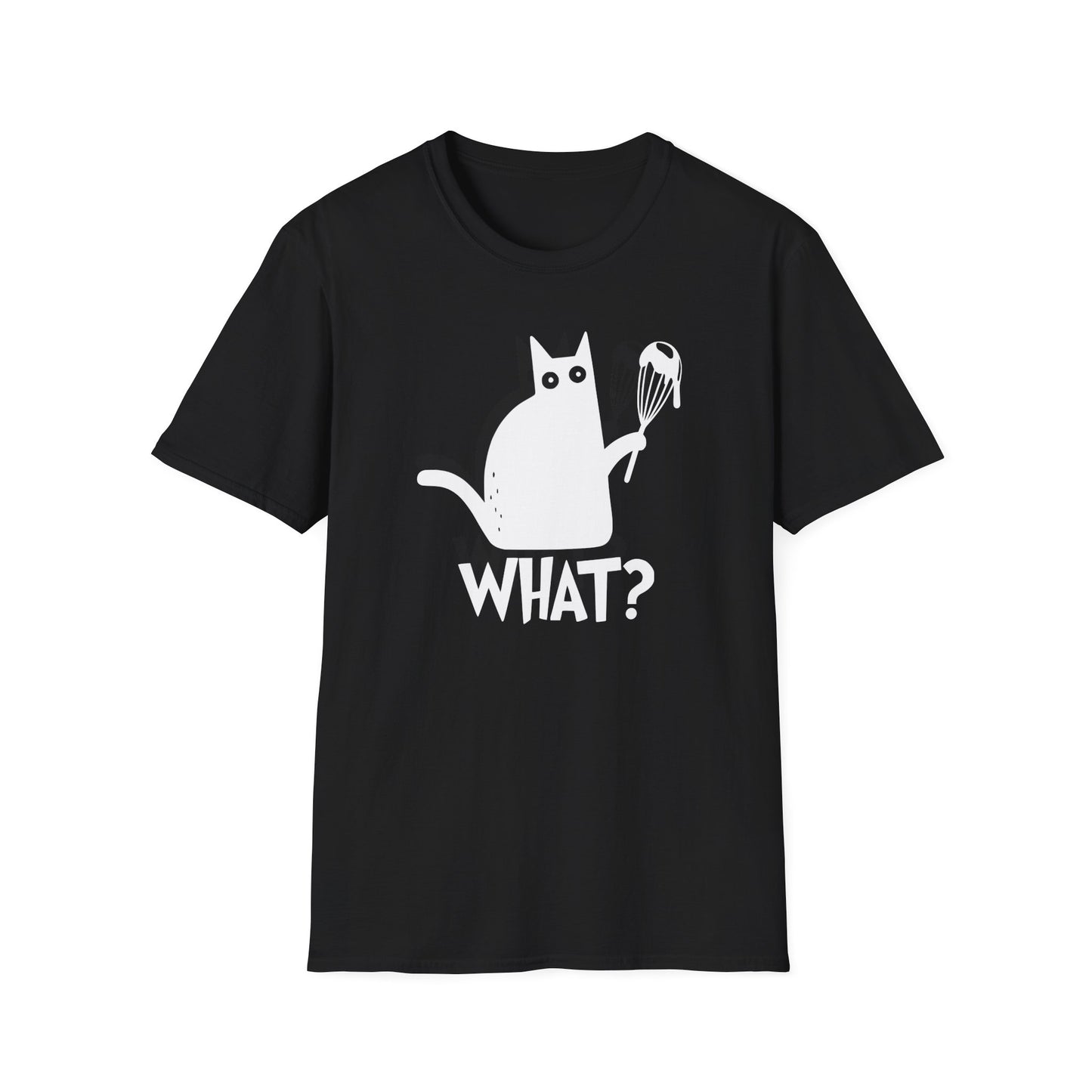 Black Cat What T-Shirt