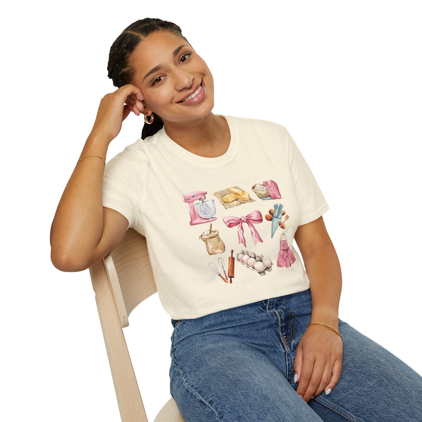 Baking Ingredient Grid T-Shirt