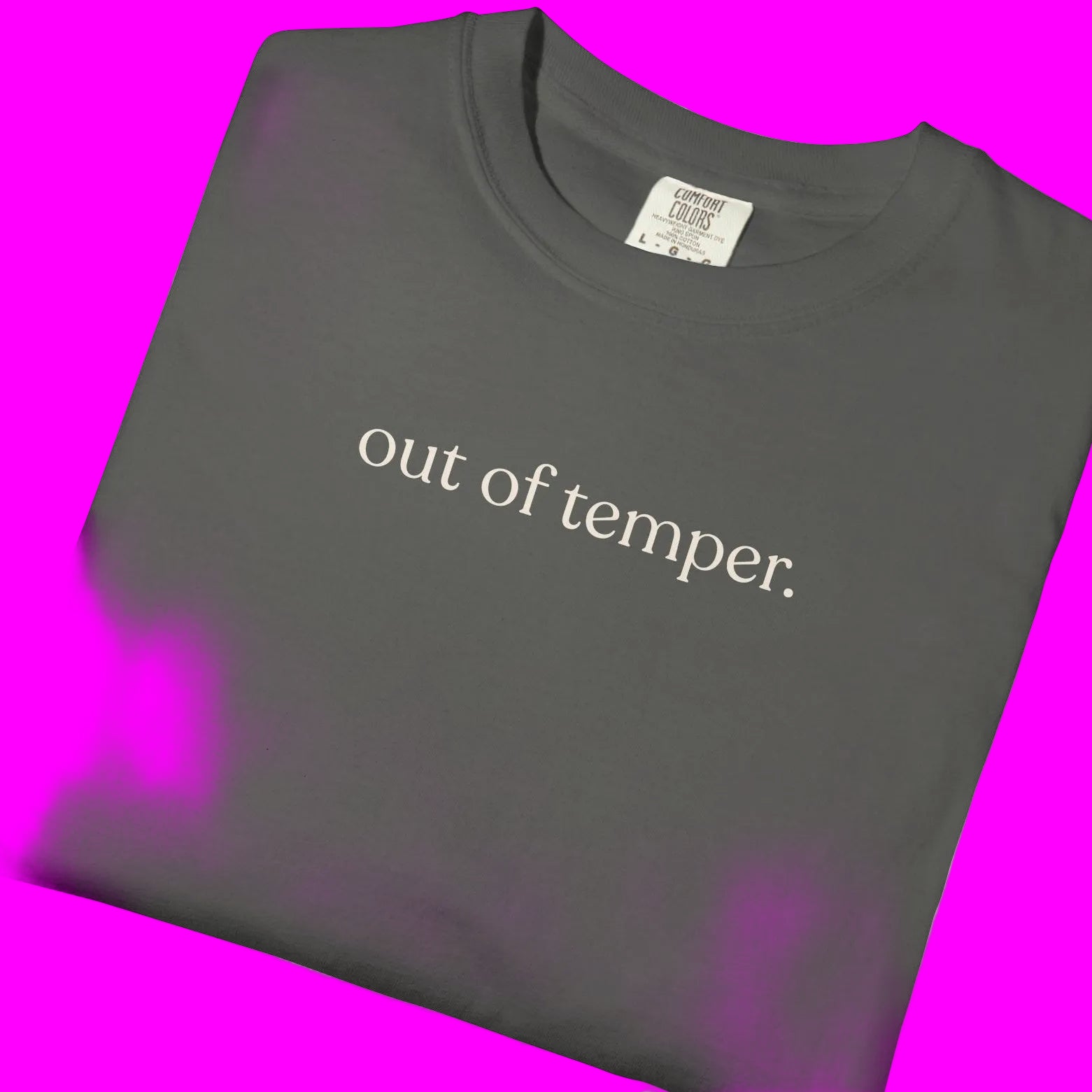out of temper. unisex CC1717 T-shirt