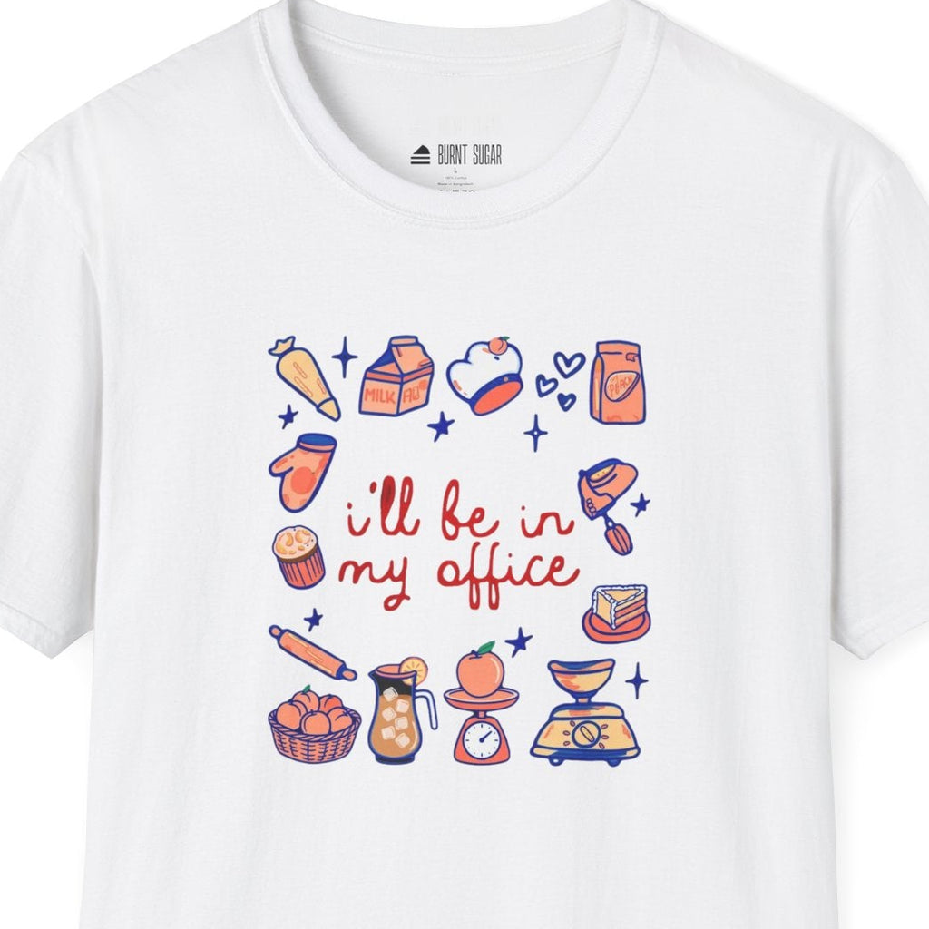 I'll Be In My Office Peach T-Shirt