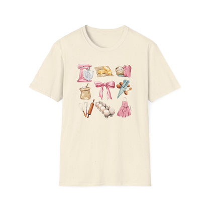 Baking Ingredient Grid T-Shirt