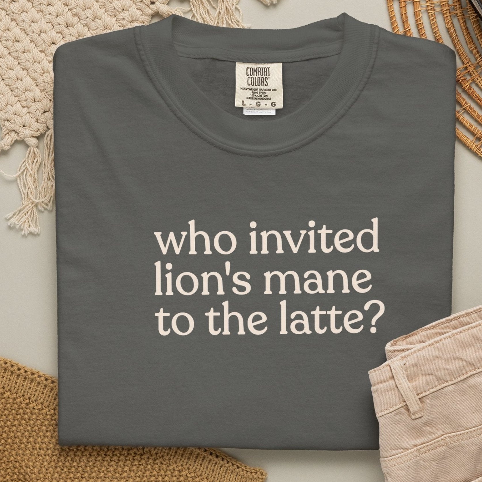 lion's mane T-shirt
