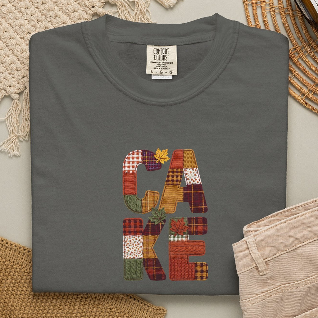 Faux knit CAKE T-shirt