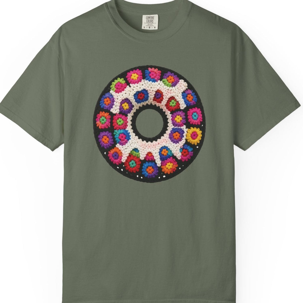 Faux Crochet Donut T-shirt