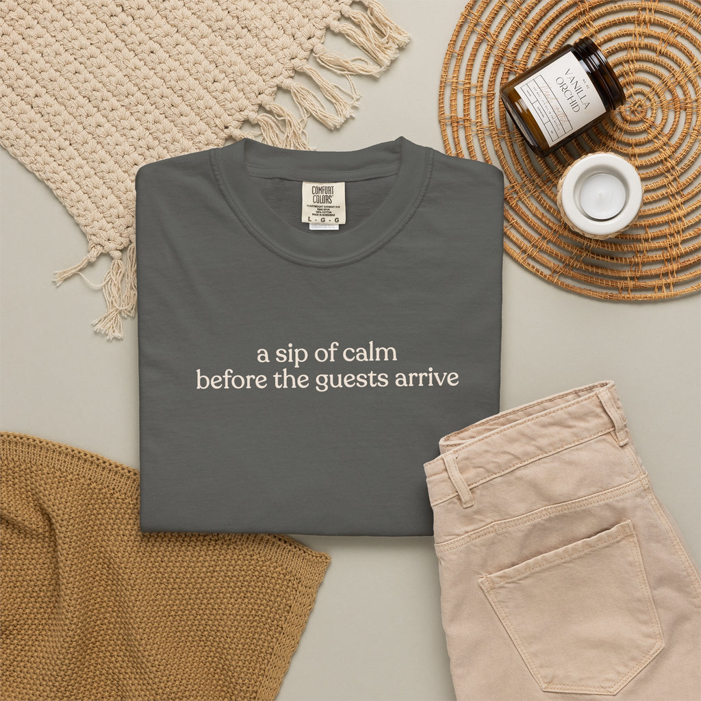 a sip of  T-shirt