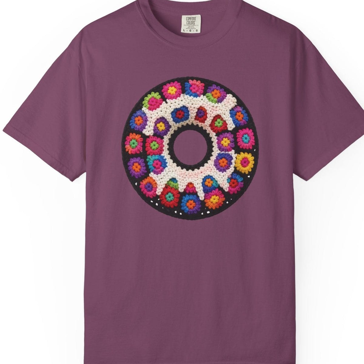Faux Crochet Donut T-shirt