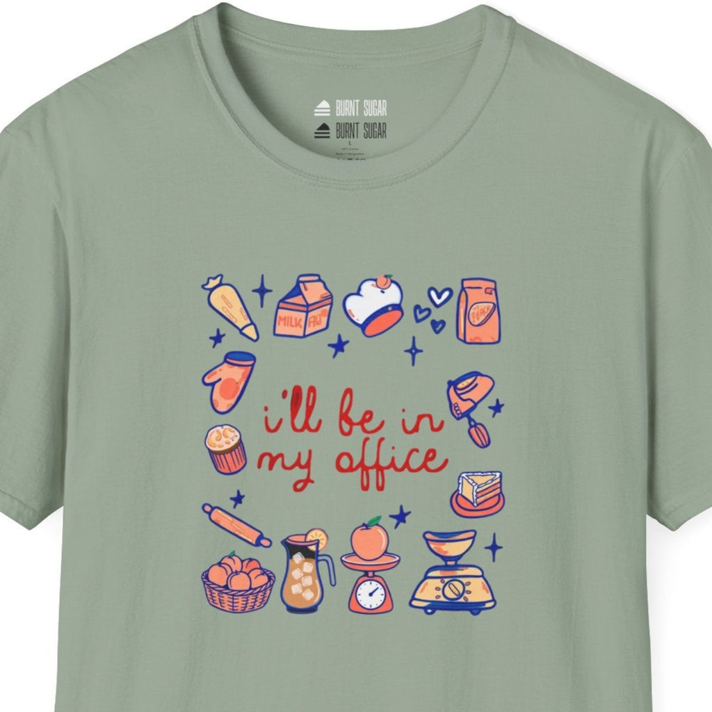 I'll Be In My Office Peach T-Shirt