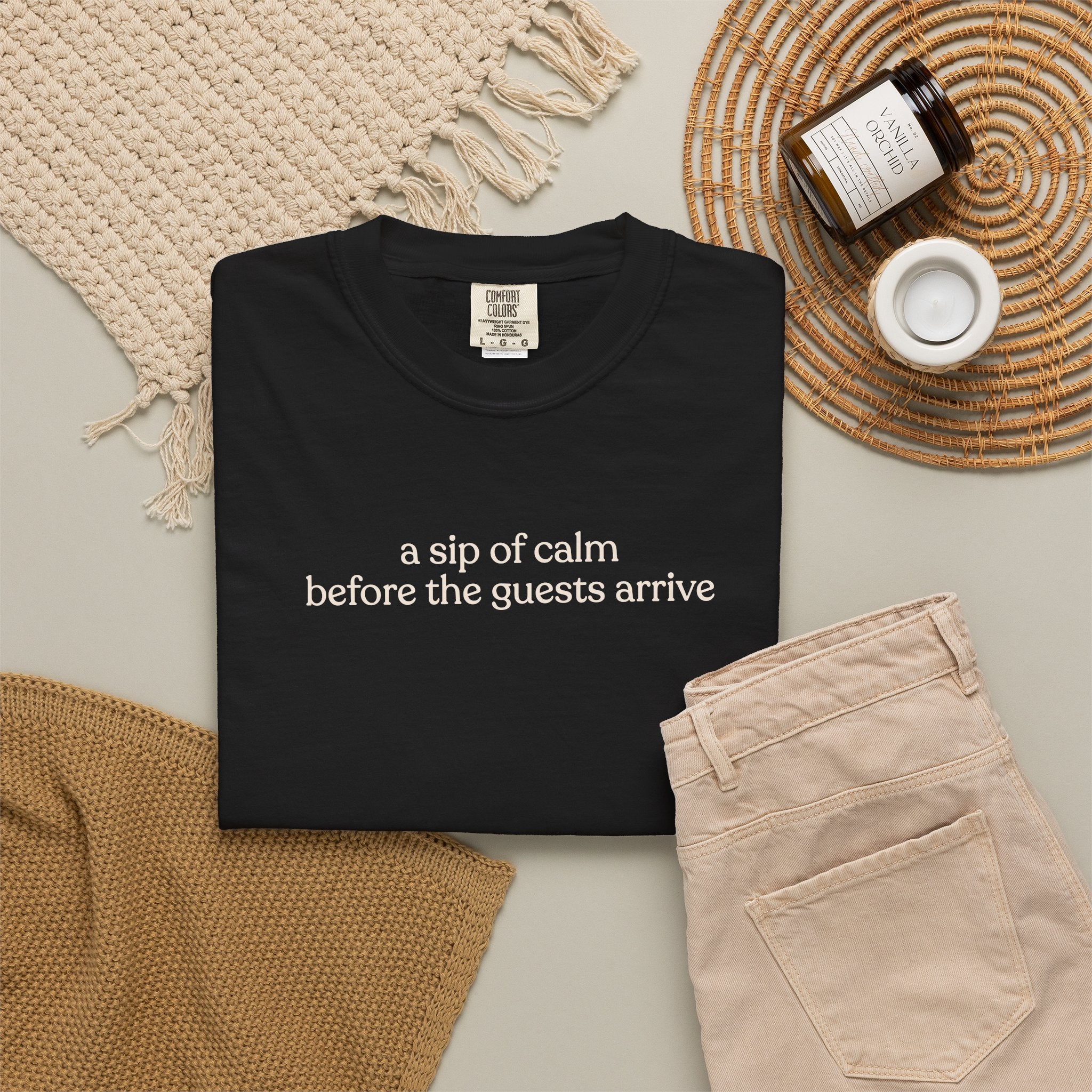 a sip of  T-shirt