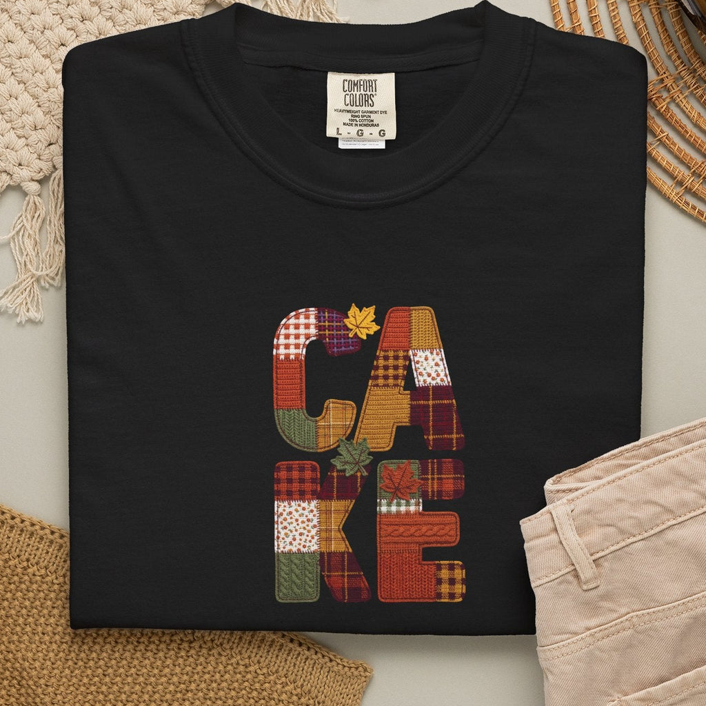Faux knit CAKE T-shirt