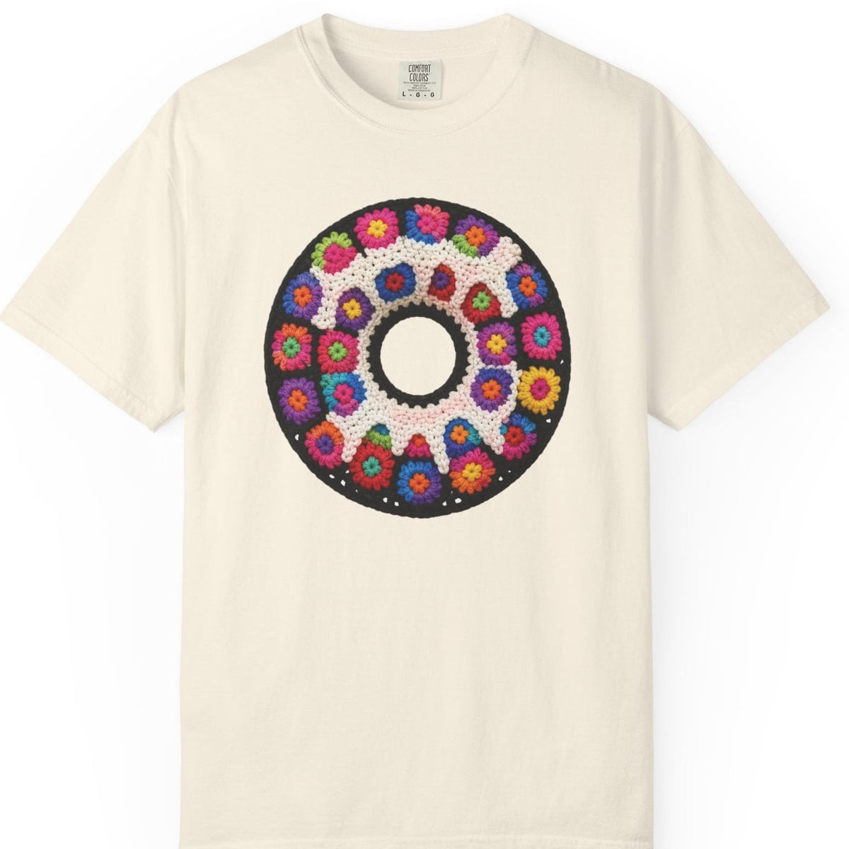 Faux Crochet Donut T-shirt