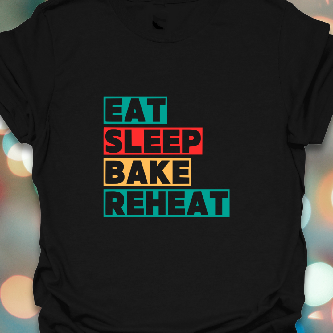 Eat Bake Reheat T-Shirt