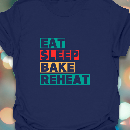 Eat Bake Reheat T-Shirt