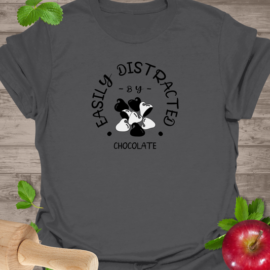 Easily Distracted Chocolate T-Shirt,