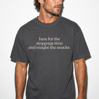 here for the snacks and the stoppage time CC1717 T-shirt