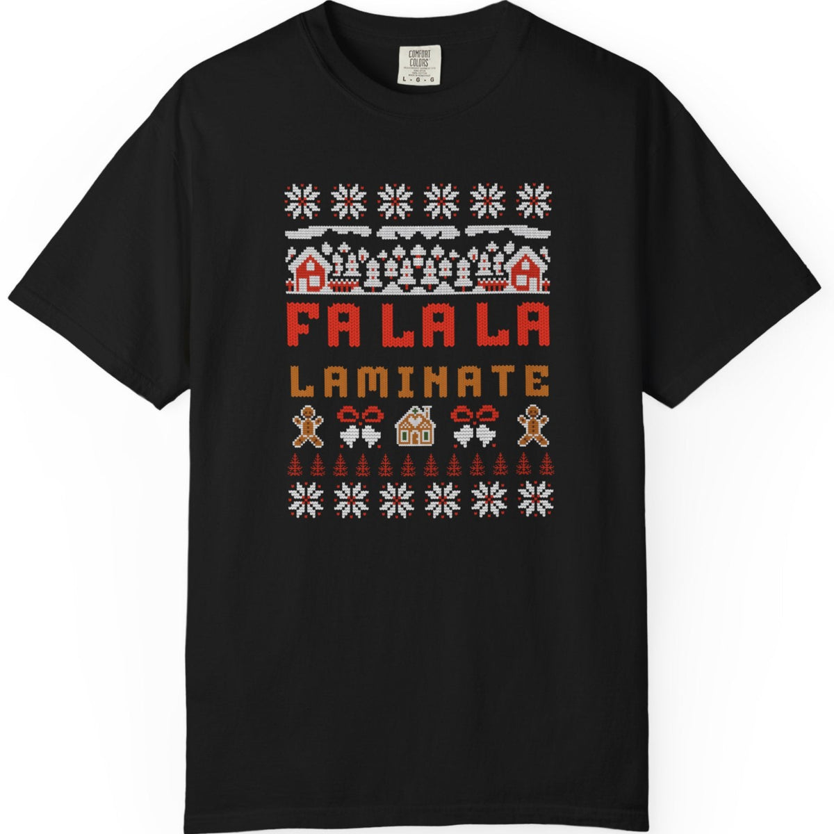 Fa la la laminate T-shirt