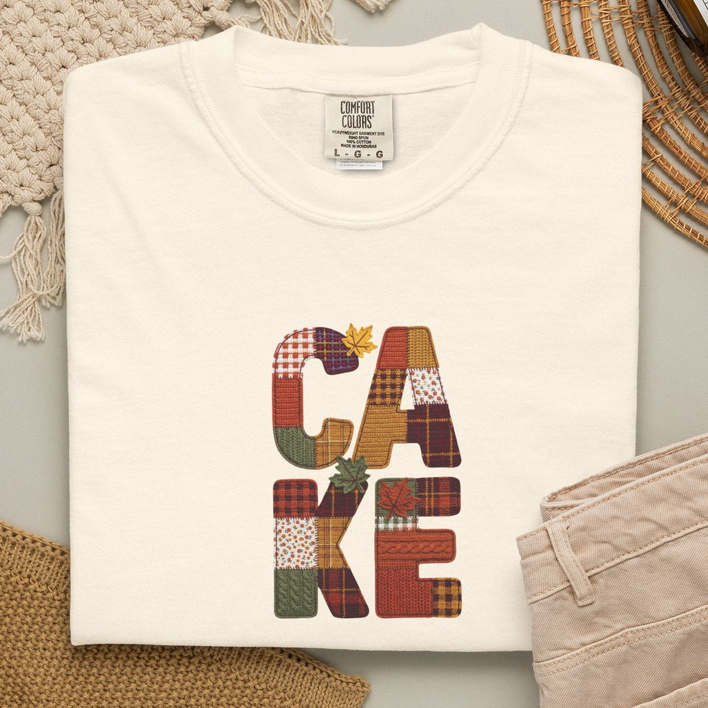 Faux knit CAKE T-shirt