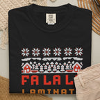Fa la la laminate T-shirt