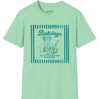 Baking Because Murder Teal Stripes
