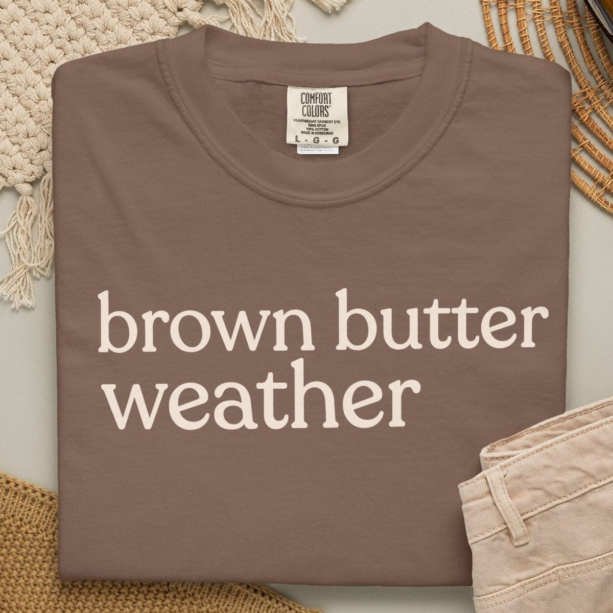 brown b.w. T-shirt