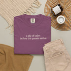 a sip of  T-shirt
