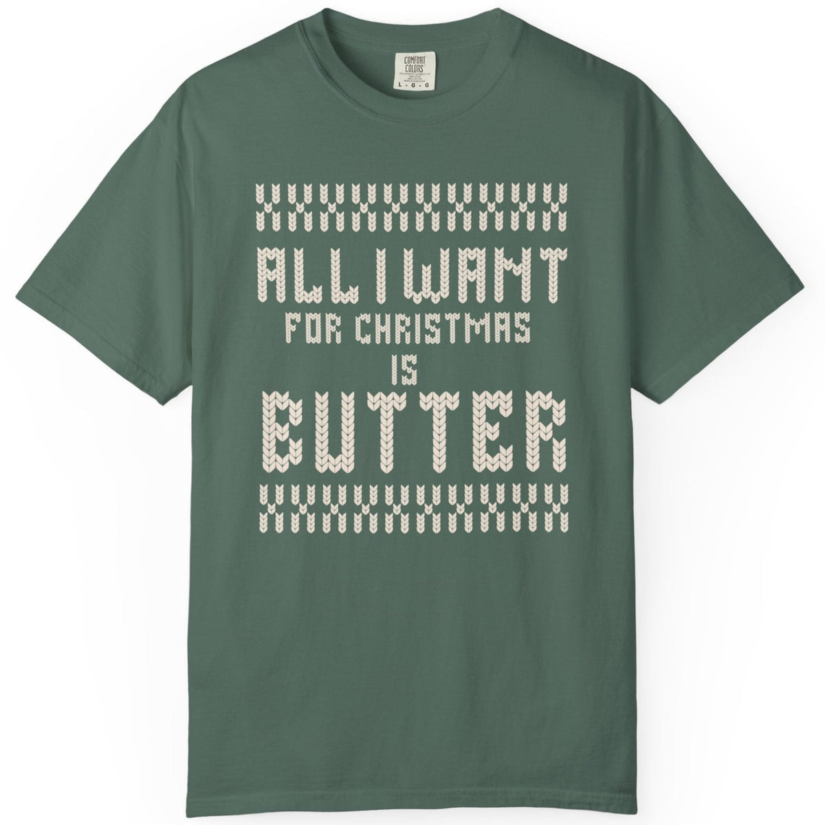 All I Want For Christmas Is Butter T-shirt