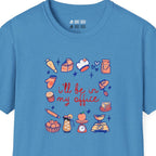 I'll Be In My Office Peach T-Shirt
