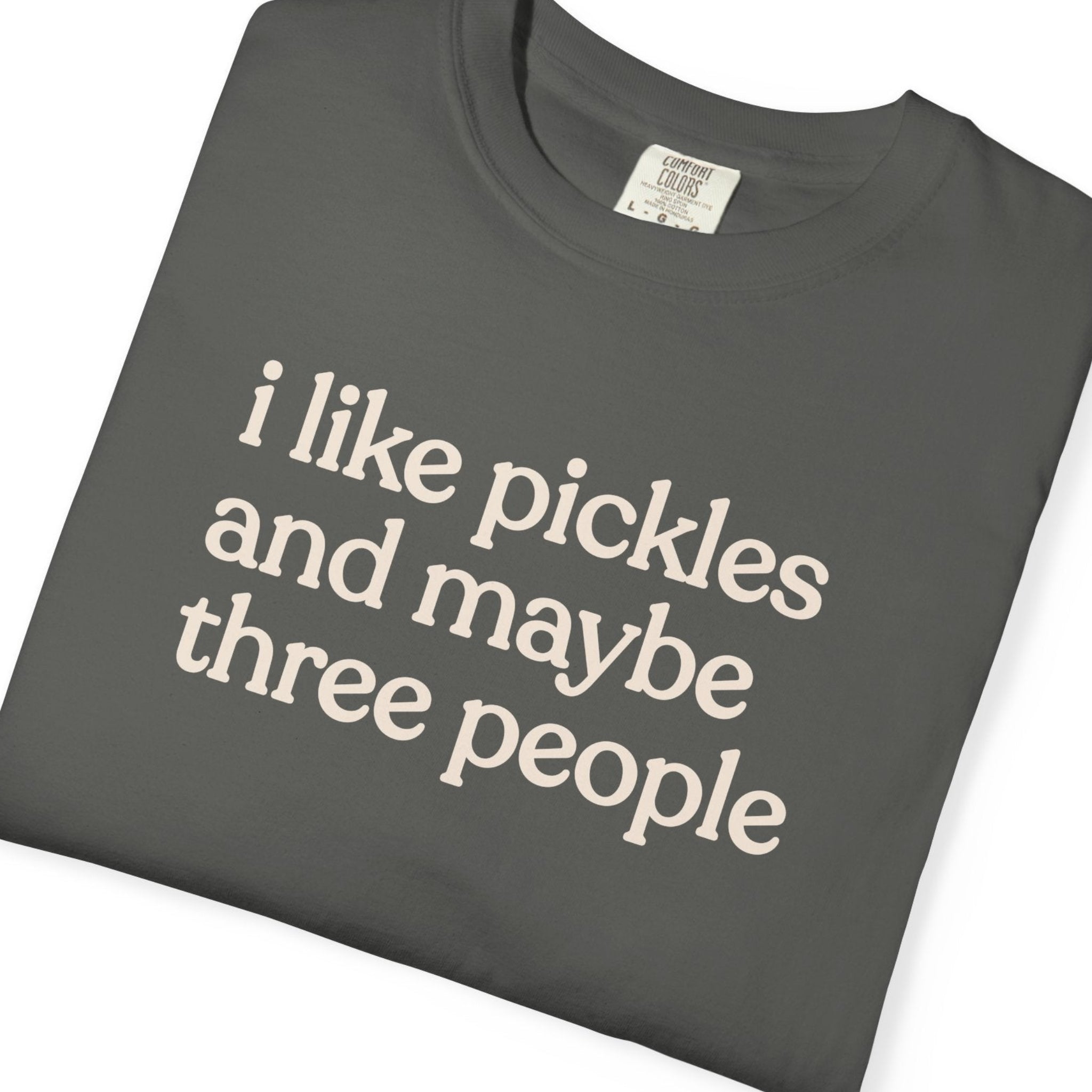 i like pickles and maybe three people CC1717 T-shirt
