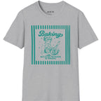 Baking Because Murder Teal Stripes