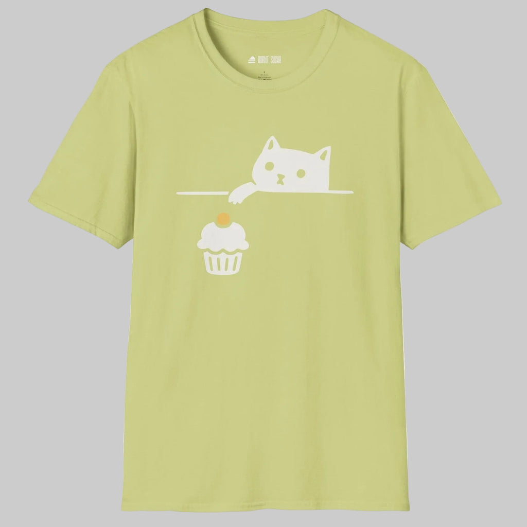 Cat Reach Cupcake Cherry T-Shirt