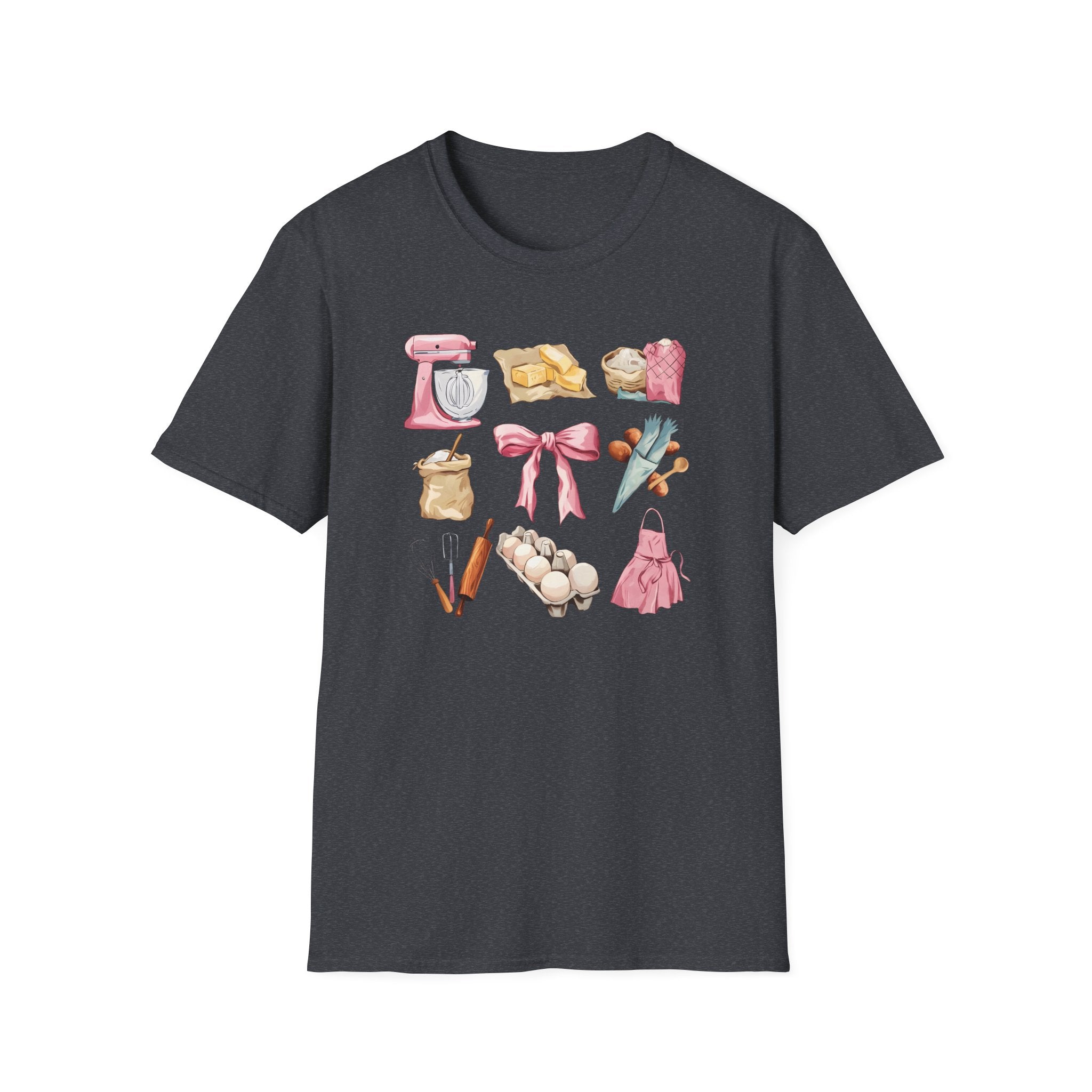 Baking Ingredient Grid T-Shirt