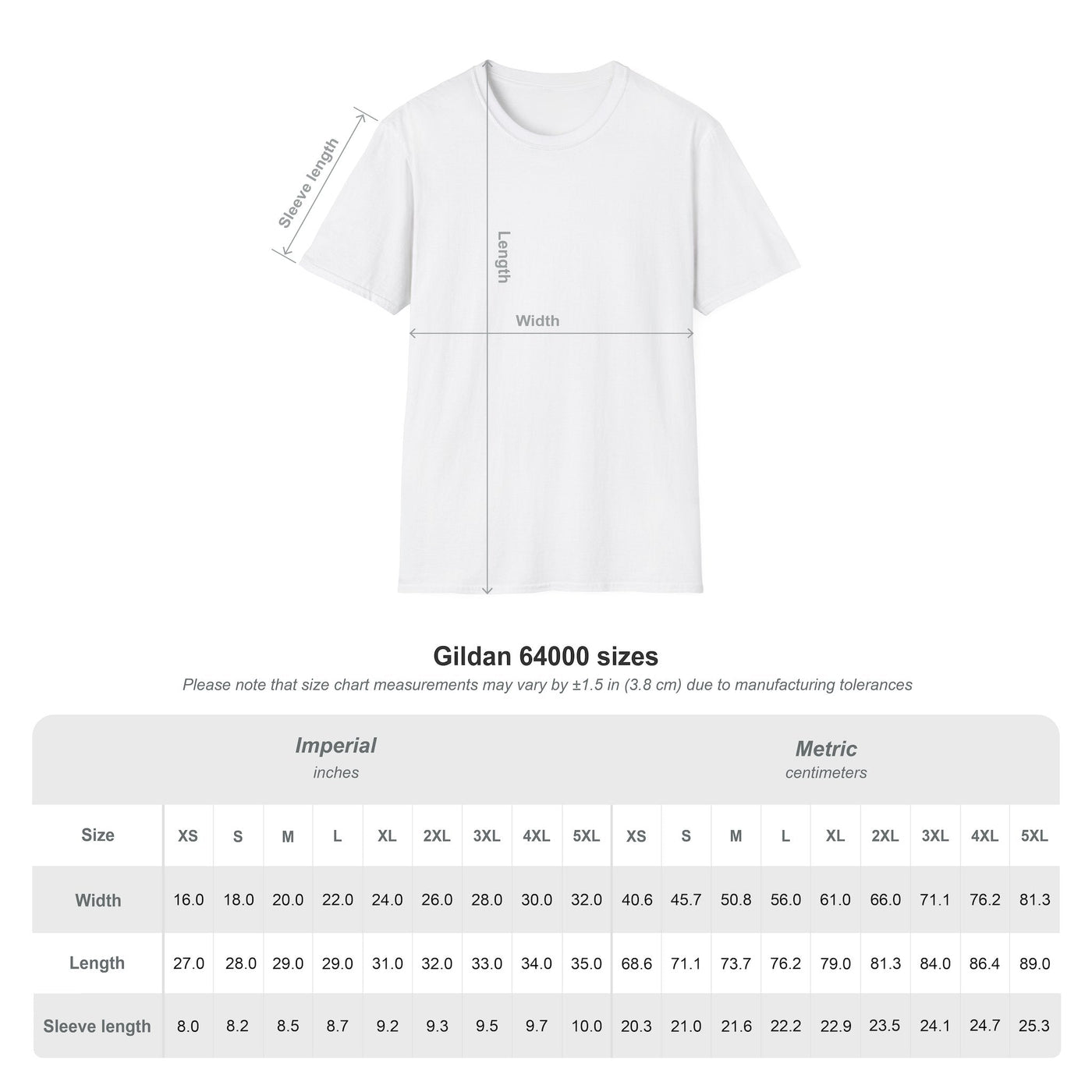 bmp-sizechart-tshirt for Hobbies Theme